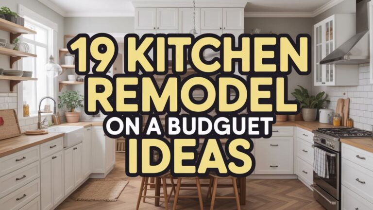 19 Kitchen Remodel on a Budget Ideas to Achieve Cozy Elegance