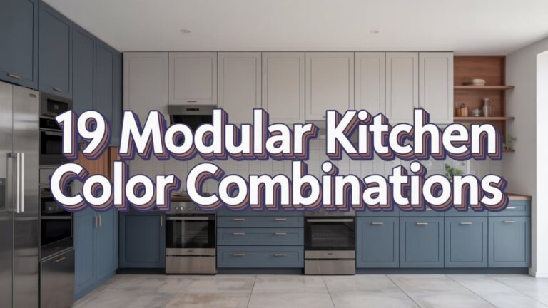 19 Modular Kitchen Colour Combination Ideas for a Harmonious Space