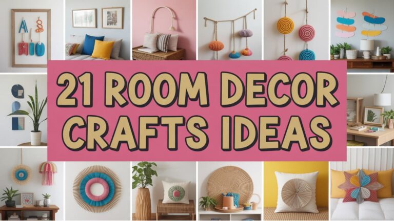 21 Room decor crafts Ideas to Elevate Your Home Style
