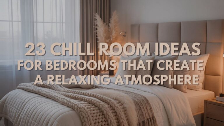23 Chill Room Ideas Bedrooms That Create a Relaxing Atmosphere
