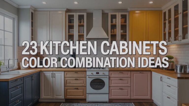 23 Kitchen Cabinets Color Combination Ideas to Elevate Your Style
