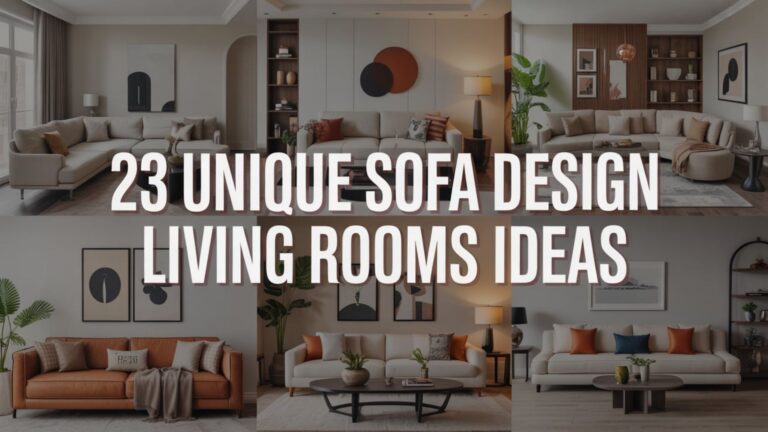 23 Unique Sofa Design Living Rooms Ideas to Create Cozy Vibes