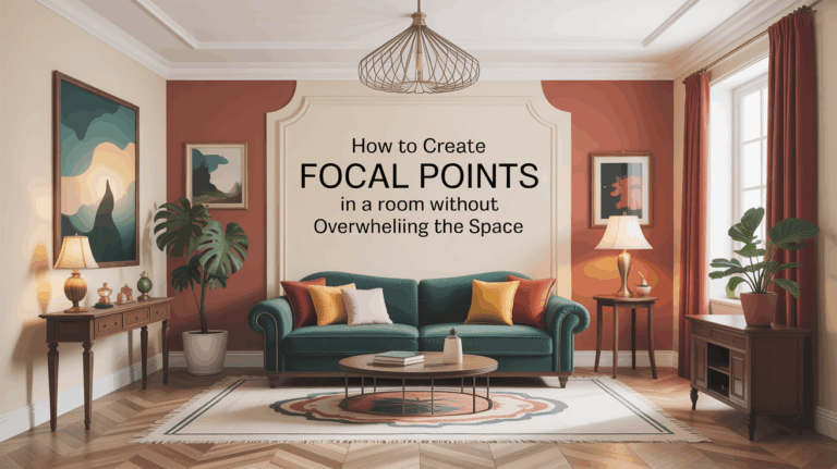 How to Create Focal Points in a Room Without Overwhelming the Space