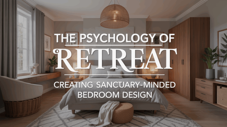 The Psychology of Retreat: Creating a Sanctuary-Minded Bedroom Design