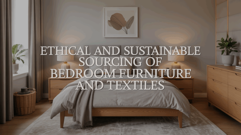 Ethical and Sustainable Sourcing of Bedroom Furniture and Textiles