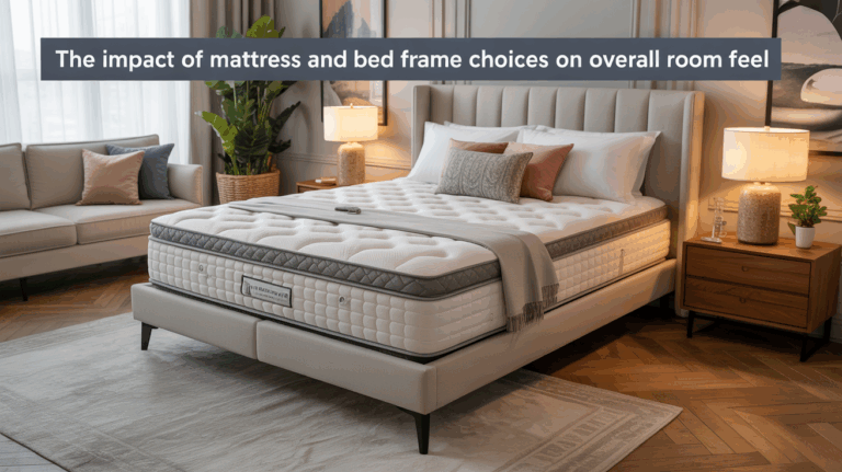 The Impact of Mattress and Bed Frame Choices on Overall Room Feel