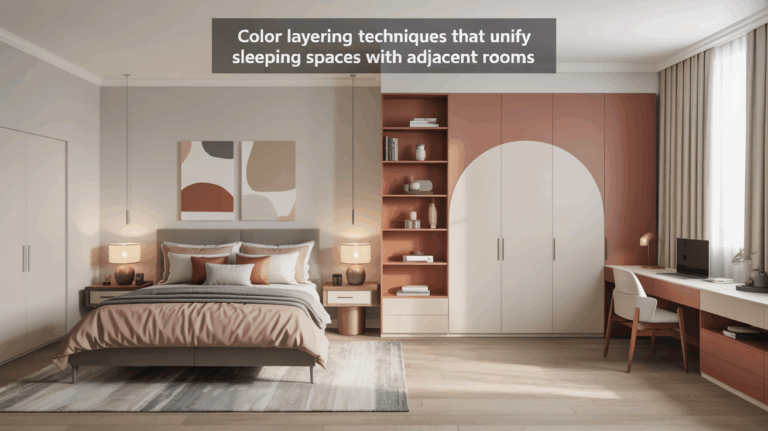 Color Layering Techniques That Unify Sleeping Spaces With Adjacent Rooms