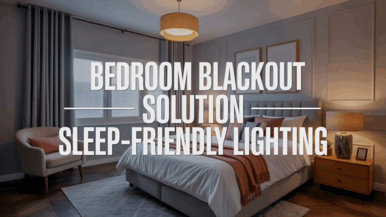 The Role of Blackout Solutions and Sleep-Friendly Lighting in Bedrooms