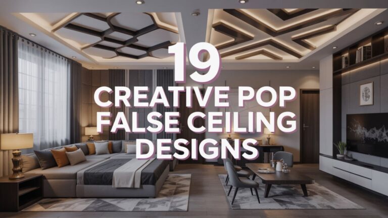 19 Creative Pop False Ceiling Designs for Cozy Bedrooms