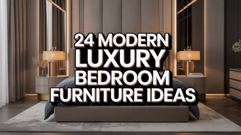 24 Modern Luxury Bedroom Furniture Ideas to Create a Sophisticated Retreat