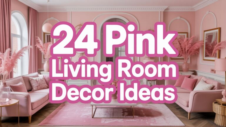 24 Pink Living Room Decor Ideas to Create a Cozy Haven