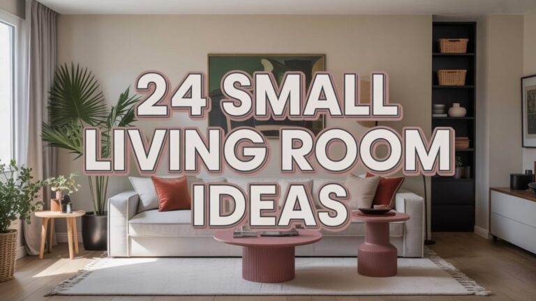 24 Small Living Room Ideas for Maximum Functionality