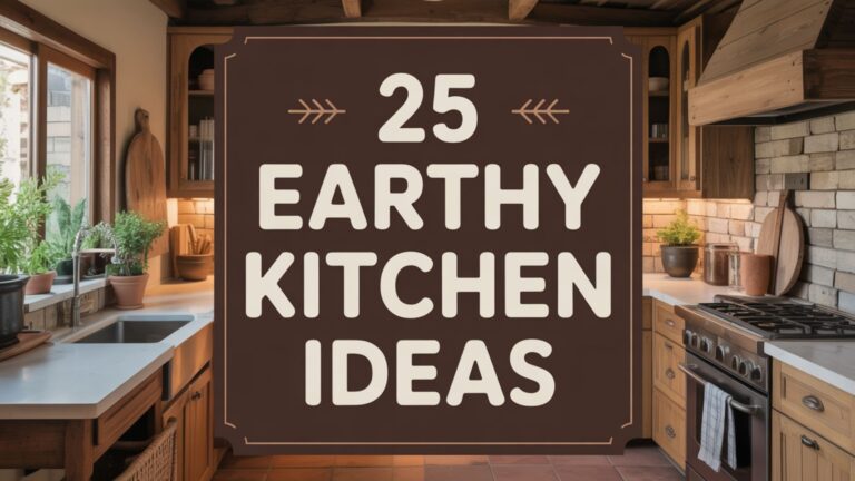 25 Earthy Kitchen Ideas to Create a Warm, Natural Space