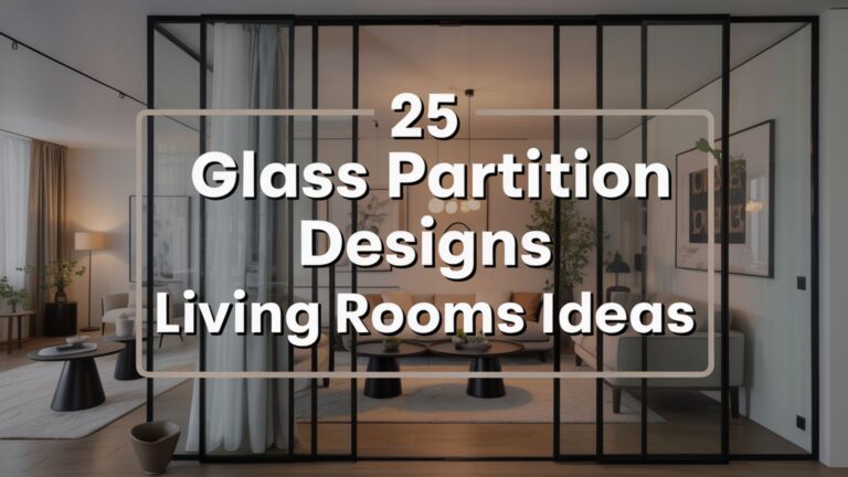 25 Glass Partition Designs Living Rooms Ideas to Create Open and Elegant Spaces
