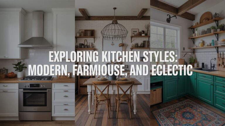Analyzing Popular Kitchen Styles: Modern, Farmhouse, and Eclectic