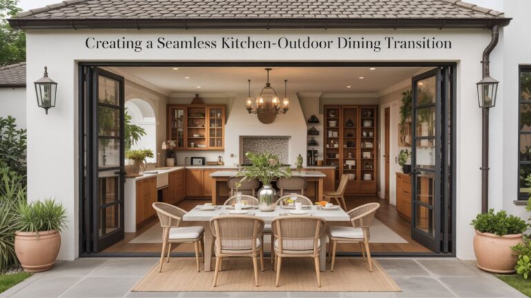How to Create a Seamless Transition From Kitchen to Outdoor Dining