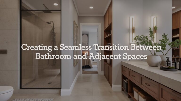 How to Achieve a Seamless Transition Between Bathroom and Adjacent Spaces