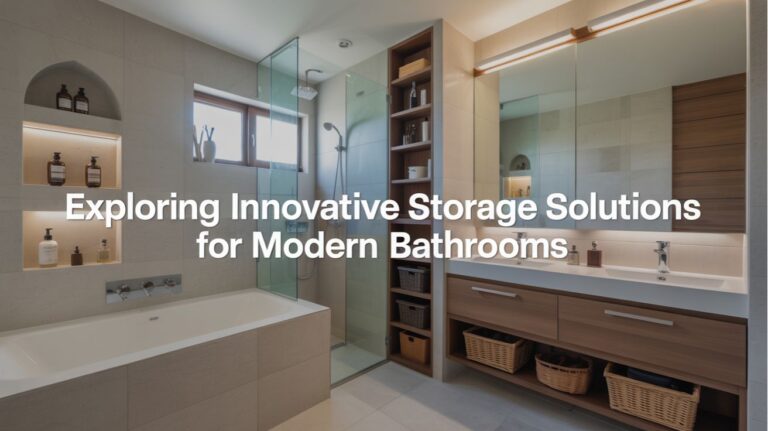Exploring Innovative Storage Solutions for Modern Bathrooms