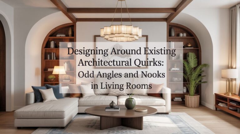 Designing Around Existing Architectural Quirks: Odd Angles and Nooks in Living Rooms