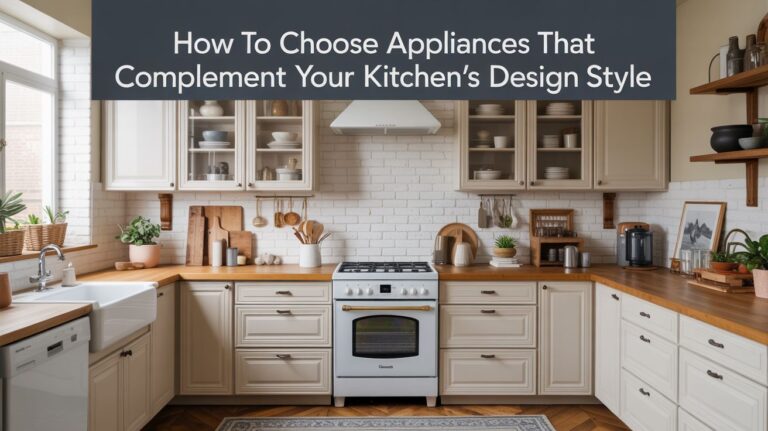 How to Choose Appliances That Complement Your Kitchen’s Design Style