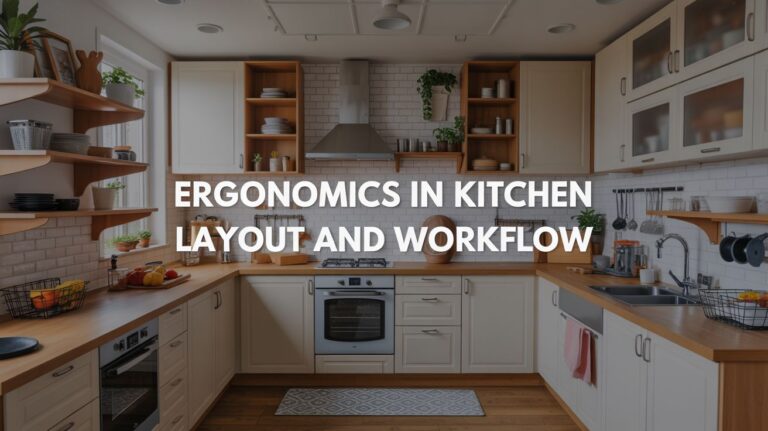 The Importance of Ergonomics in Kitchen Layout and Workflow Efficiency