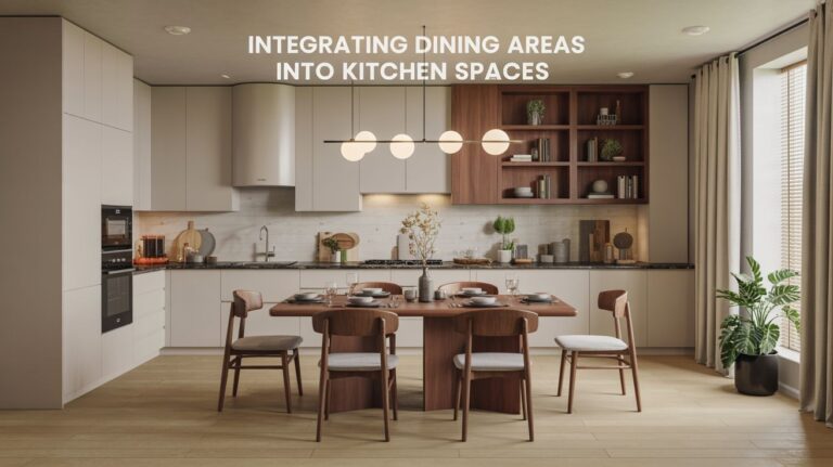 Integrating Dining Areas Into Kitchen Spaces for Multifunctionality