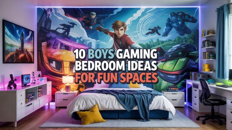 10 Boys Gaming Bedroom Ideas for Fun Spaces