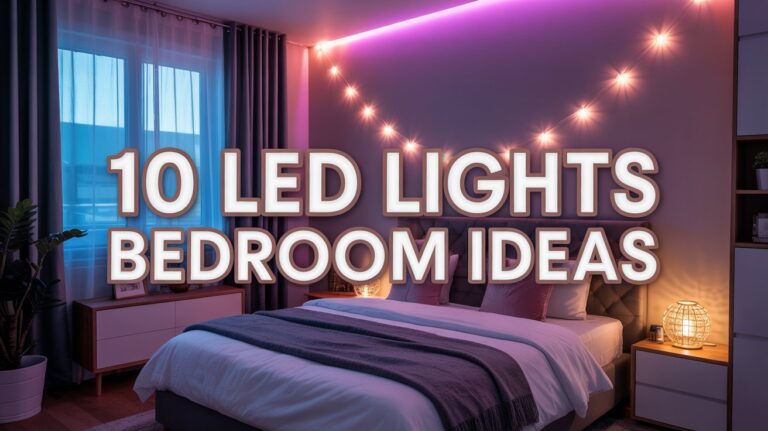 10 LED Lights Bedroom Ideas to Create Ambiance
