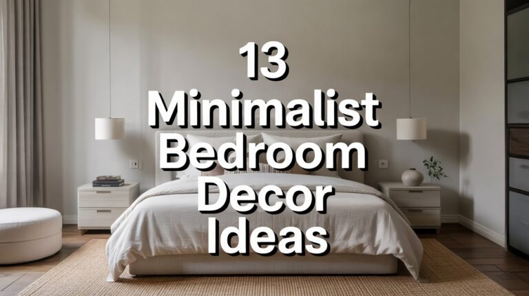 13 Minimalist Bedroom Decor Ideas for Calm Spaces