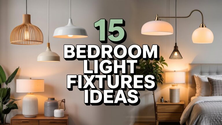 15 Bedroom Light Fixtures Ideas to Illuminate Beauty