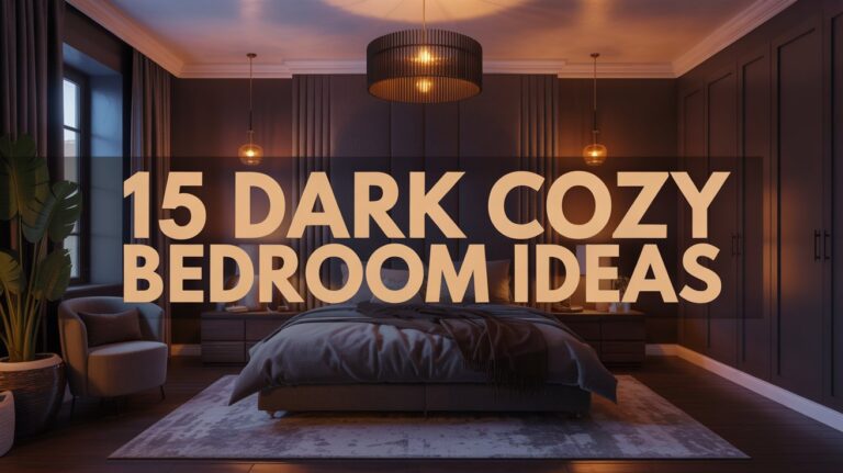 15 Dark Cozy Bedroom Ideas Romantic for Intimate Evenings