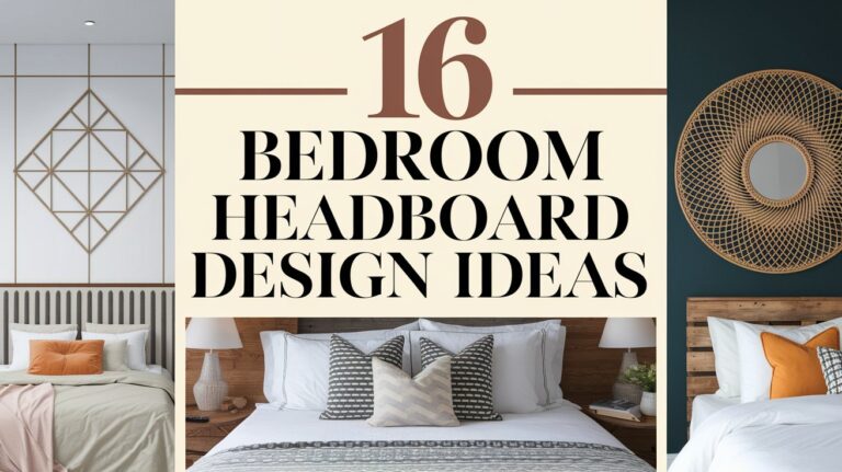 16 Bedroom Headboard Design Ideas for Stylish Focus
