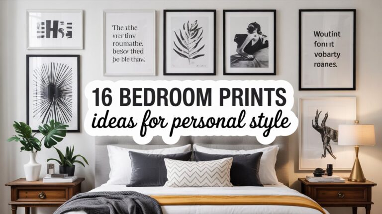 16 Bedroom Prints Ideas for Personal Style