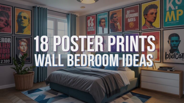 18 Poster Prints Wall Bedroom Ideas for Artistic Display