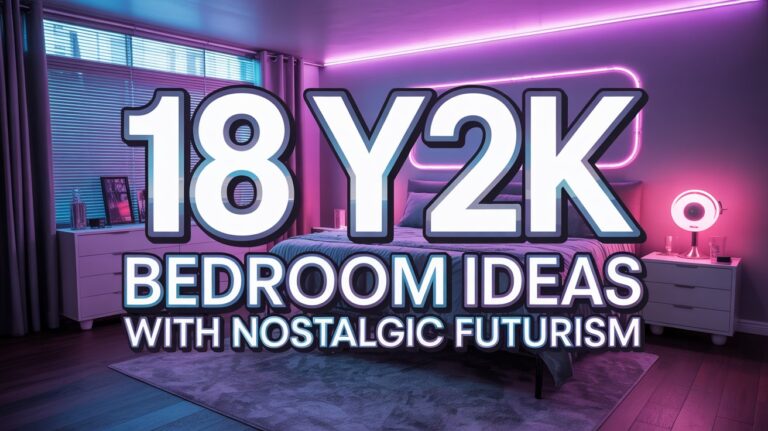 18 Y2K Bedroom Ideas with Nostalgic Futurism