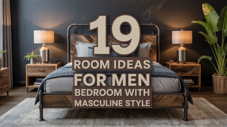 19 Room Ideas for Men Bedroom with Masculine Style