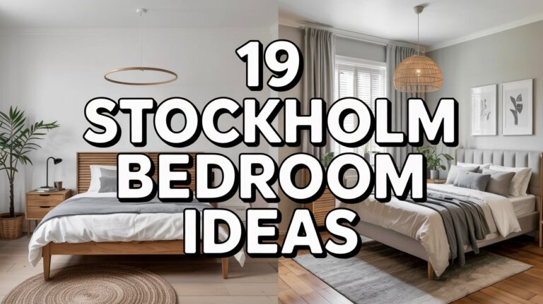 19 Stockholm Bedroom Ideas for Scandinavian Style