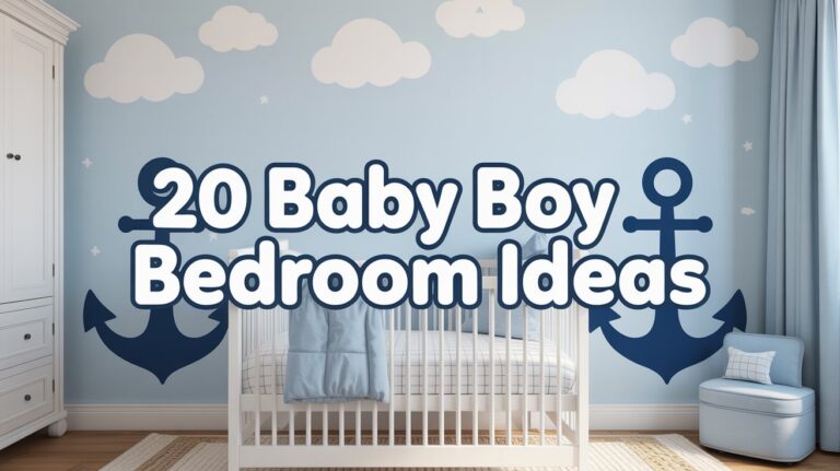 20 Baby Boy Bedroom Ideas for Sweet Dreams