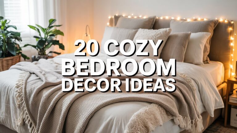 20 Cozy Bedroom Decor Ideas for Snug Comfort