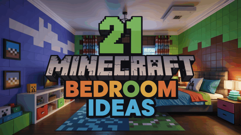 21 Minecraft Bedroom Ideas Game for Digital Dreams