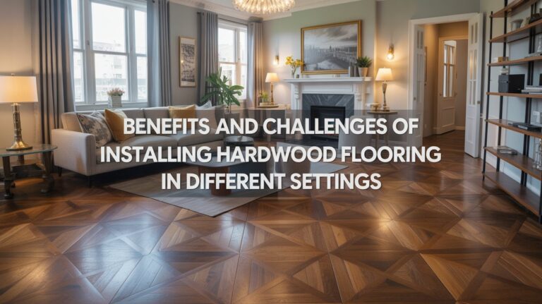 The Benefits and Challenges of Installing Hardwood Flooring in Different Settings