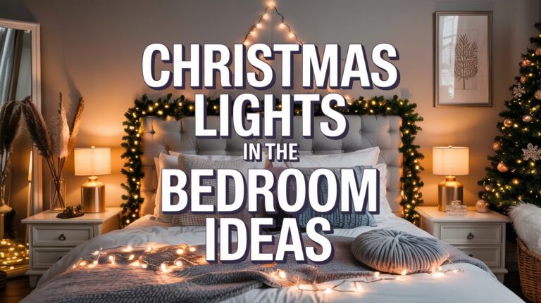 19 Christmas Lights in the Bedroom Ideas for Holiday Cheer