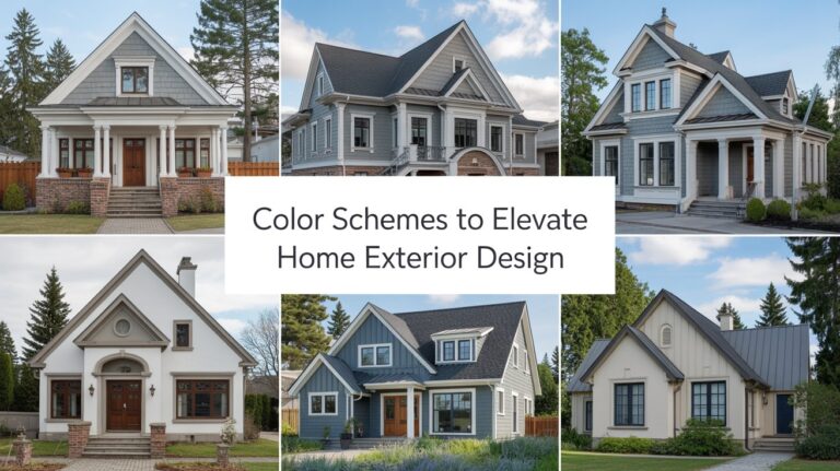 Exploring Color Schemes That Can Elevate Your Home’s Exterior Design