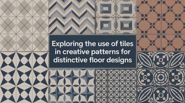 Exploring the Use of Tiles in Creative Patterns for Distinctive Floor Designs