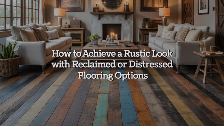 How to Achieve a Rustic Look With Reclaimed or Distressed Flooring Options