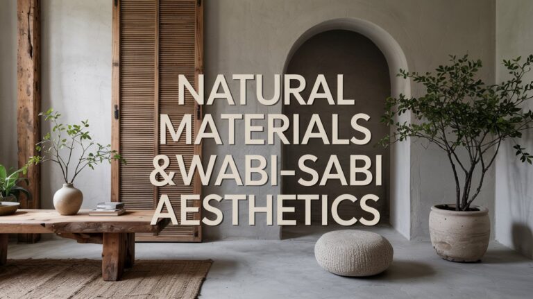 How to Incorporate Natural Materials Into Wabi Sabi Aesthetics