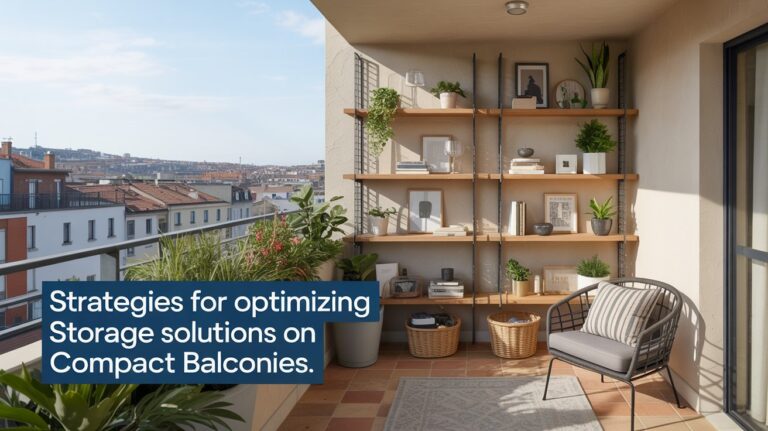 Strategies for Optimizing Storage Solutions on Compact Balconies