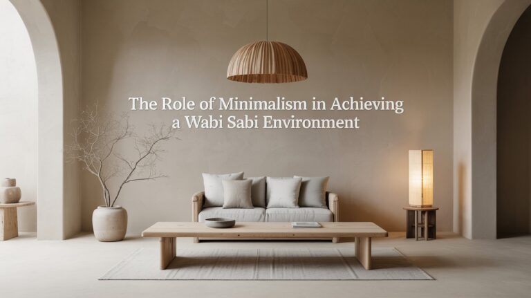 The Role of Minimalism in Achieving a Wabi Sabi Environment
