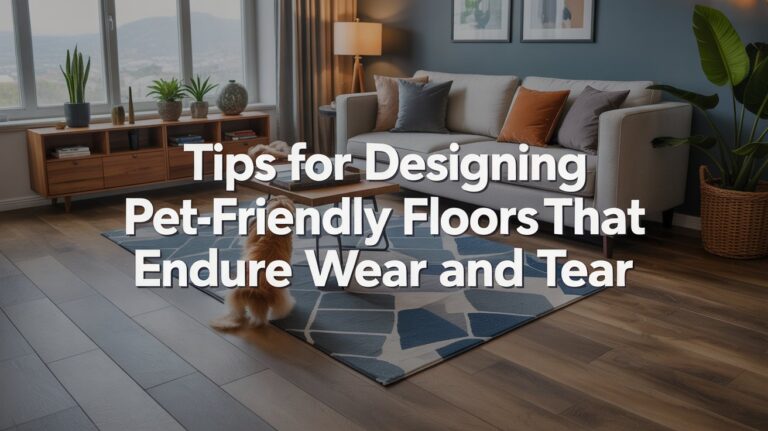 Tips for Designing Pet-Friendly Floors That Endure Wear and Tear