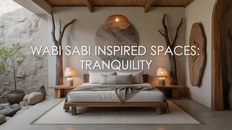 Tips for Designing Wabi Sabi-Inspired Spaces That Promote Tranquility